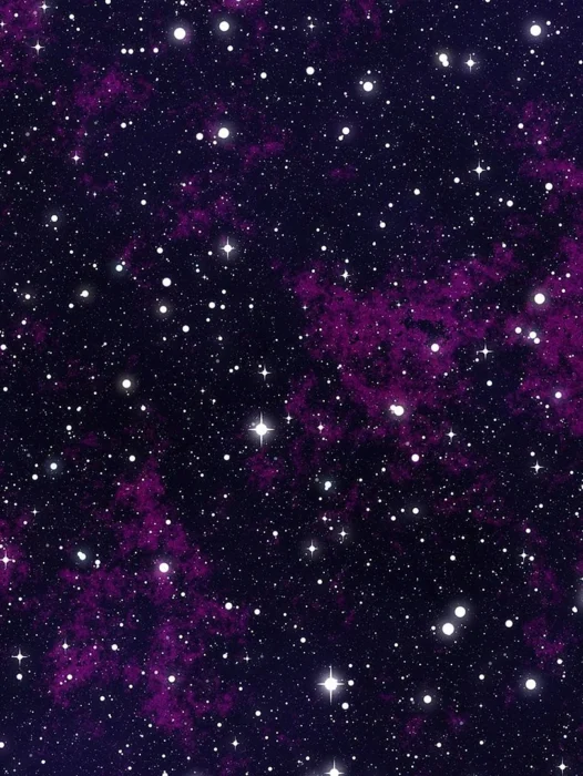 Starry Universe Sky Purple Wallpaper