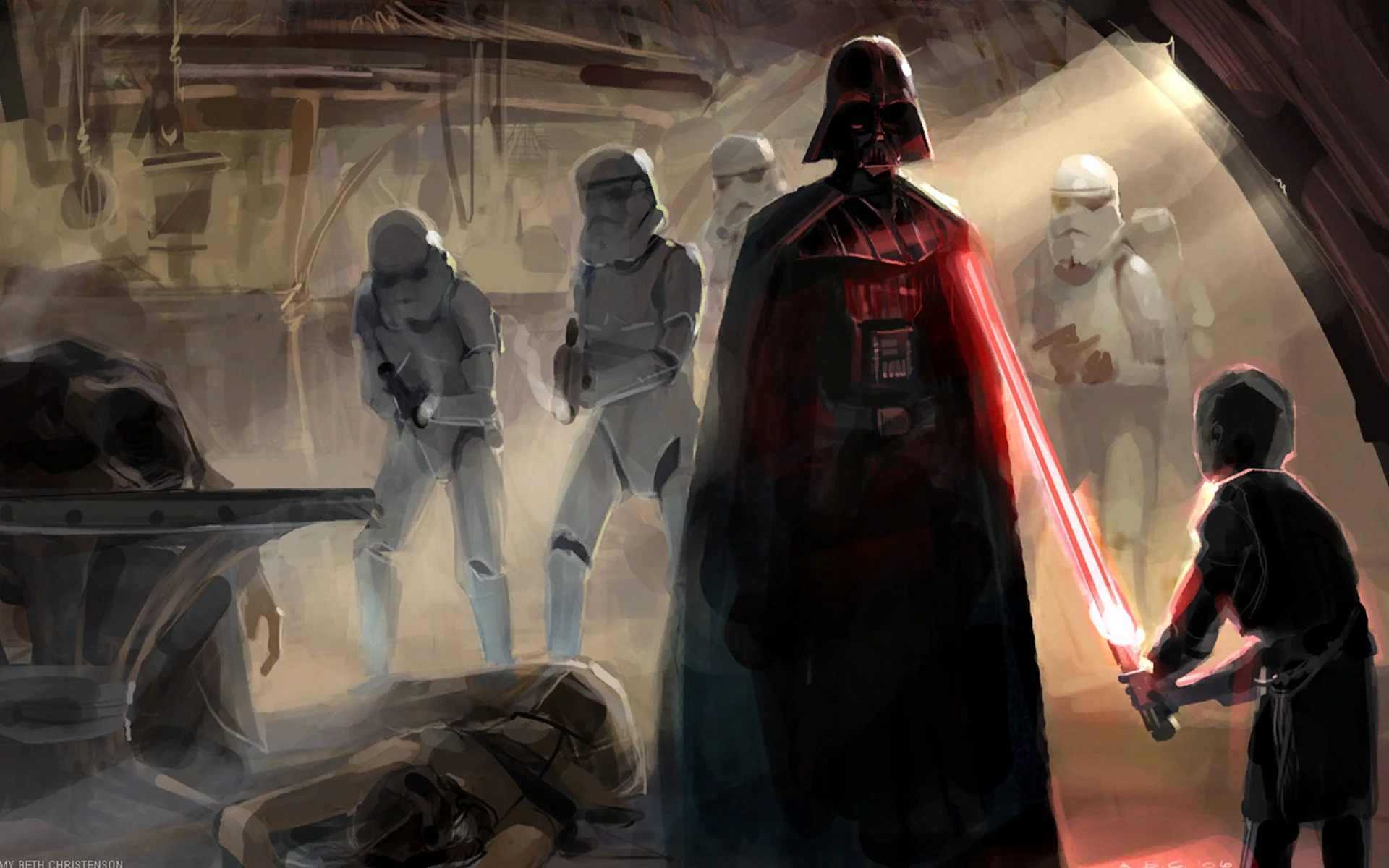 Star Wars Darth Vader Art Wallpaper