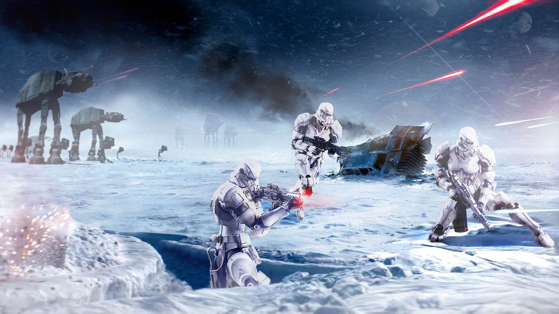 Star Wars Hoth War Wallpaper
