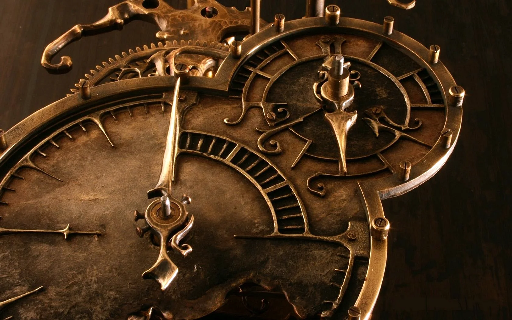 Steampunk Clock Wallpaper