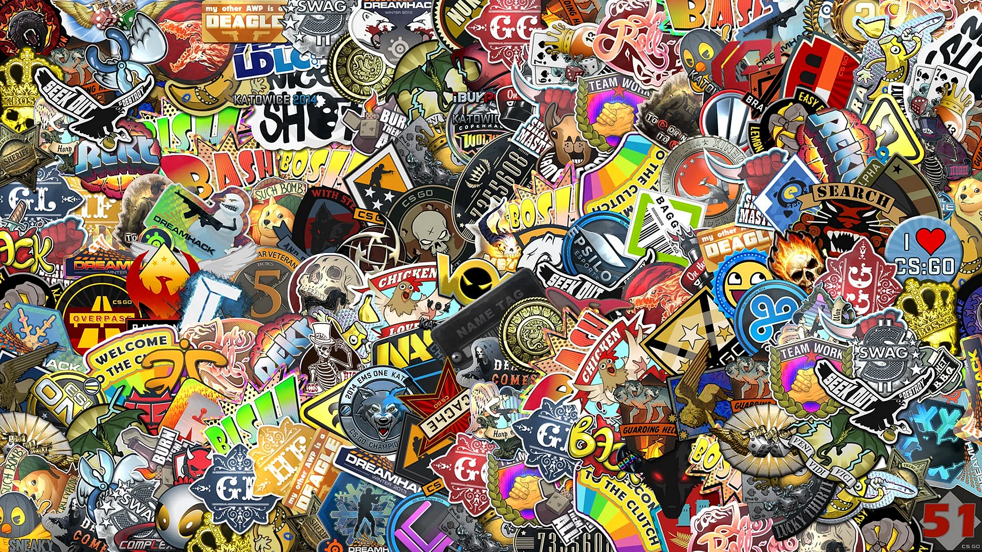 Sticker Bomb Wallpaper