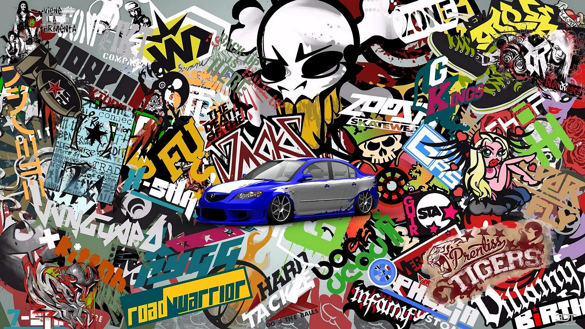 Sticker Bomb Jdm Wallpaper