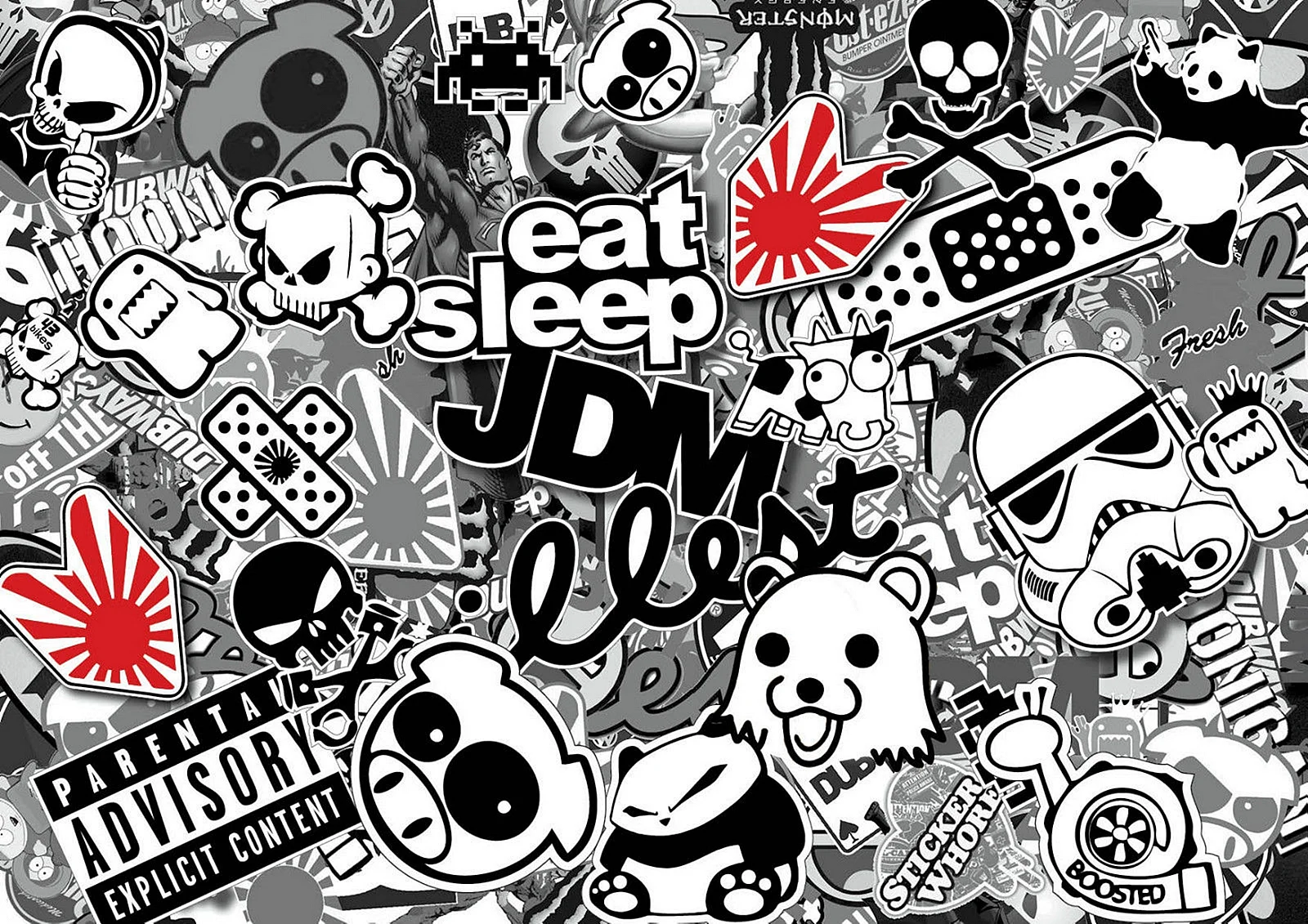 Sticker Bomb Jdm Wallpaper