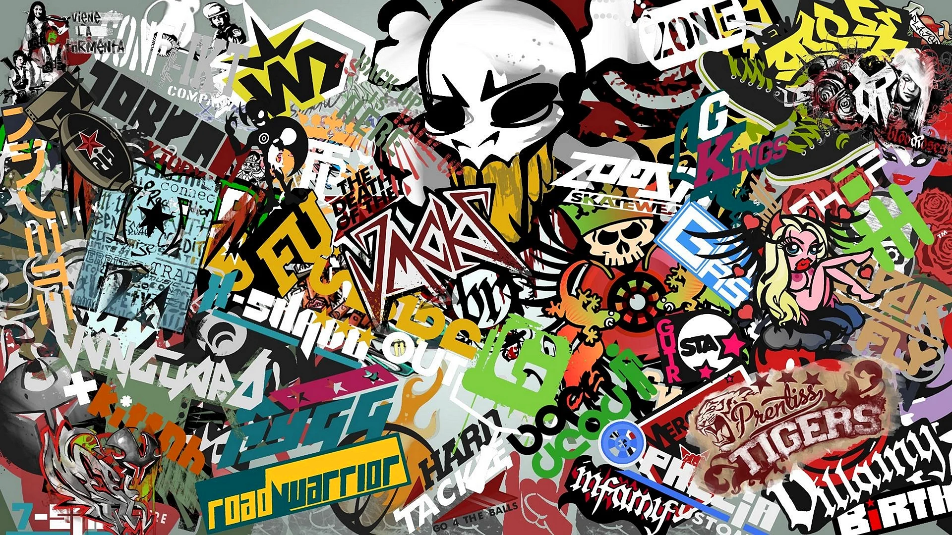 Sticker Bombing Wallpaper