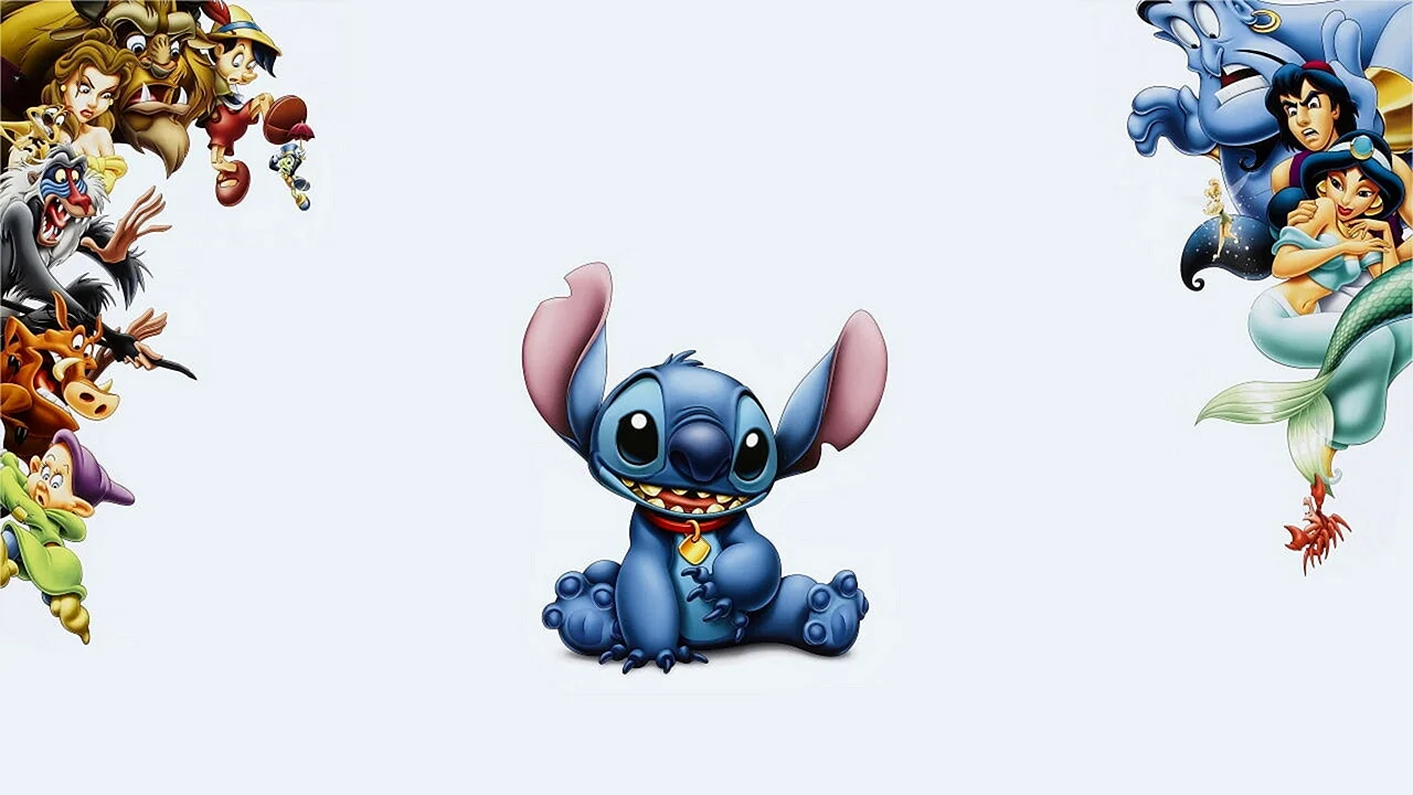Stitch And Angel Wallpaper