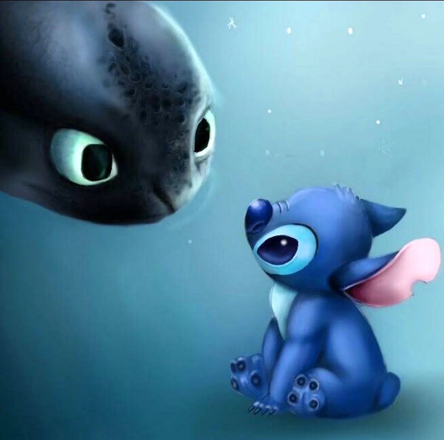 Download Stitch And Toothless Wallpaper - WallpapersHigh