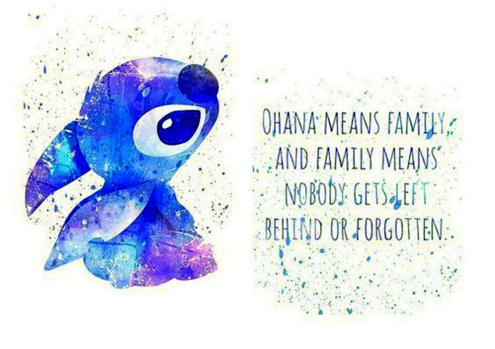 Stitch Ohana Wallpaper