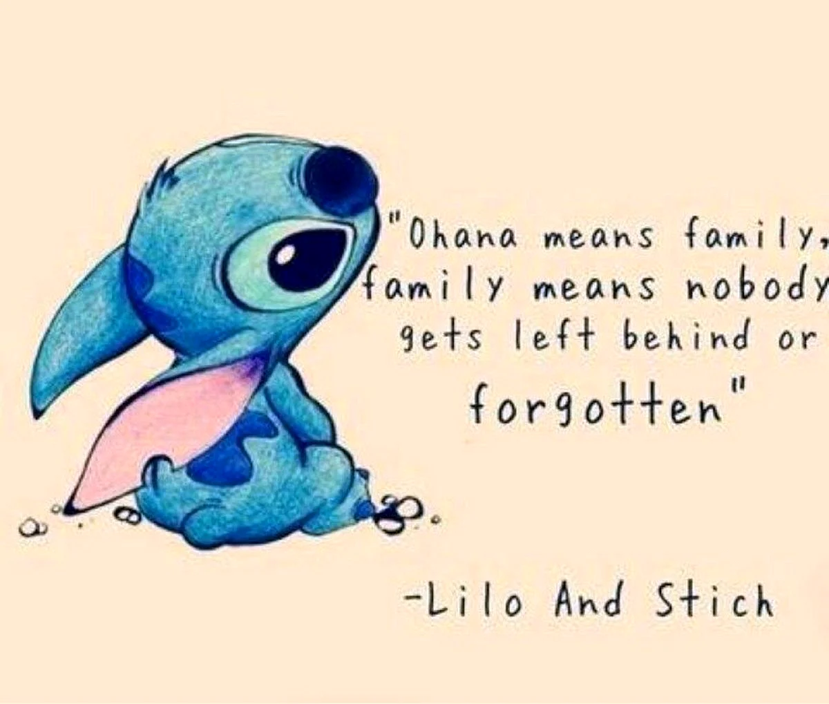 Stitch Ohana Wallpaper