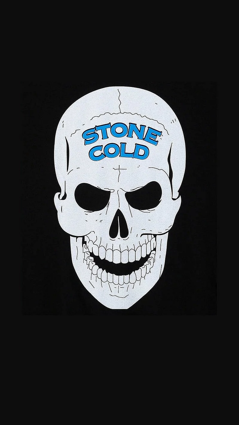 Stone Cold Skull Wallpaper For iPhone