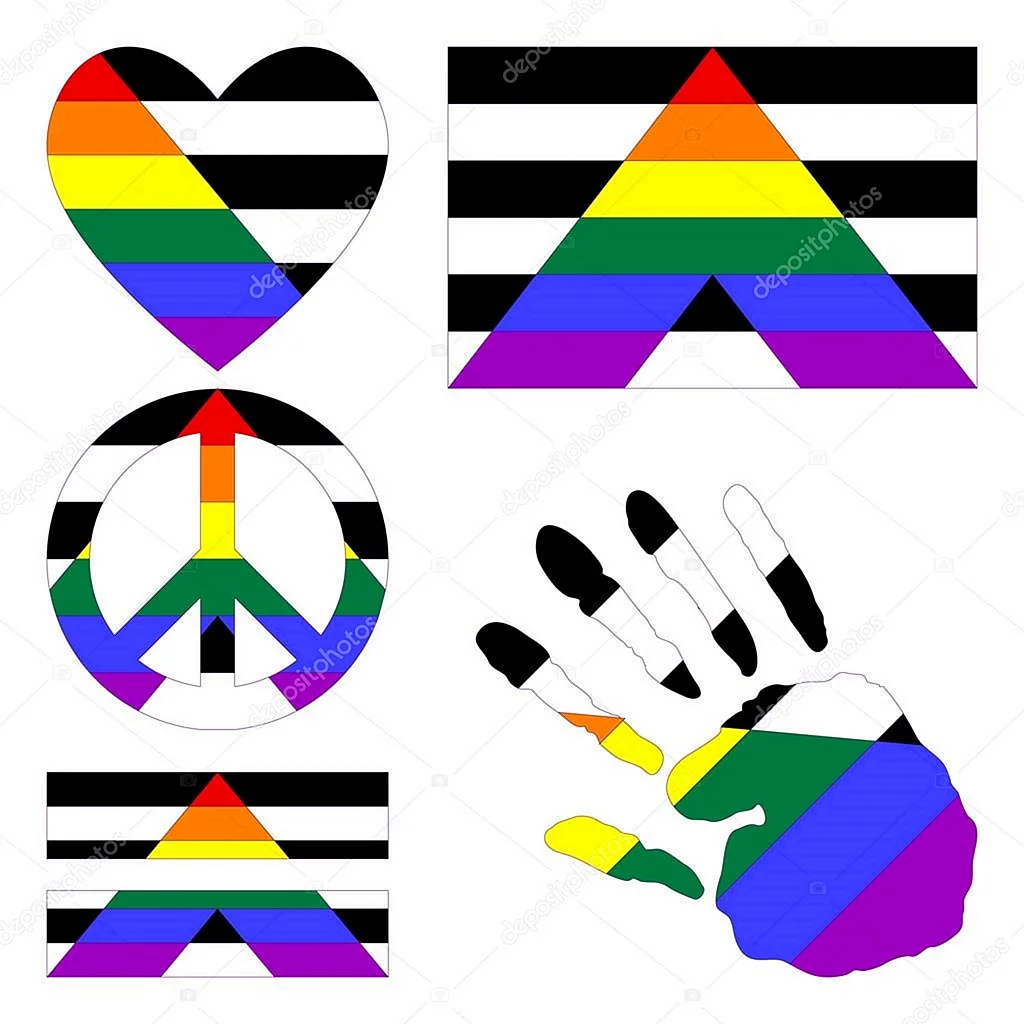 Straight Ally Pride Flag Wallpaper