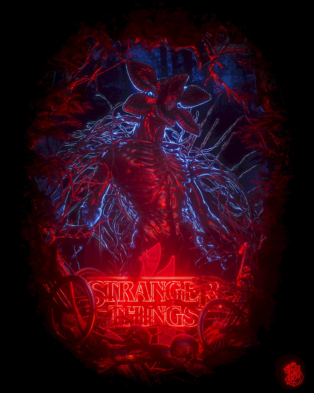 Stranger Things 4 Poster Wallpaper For iPhone