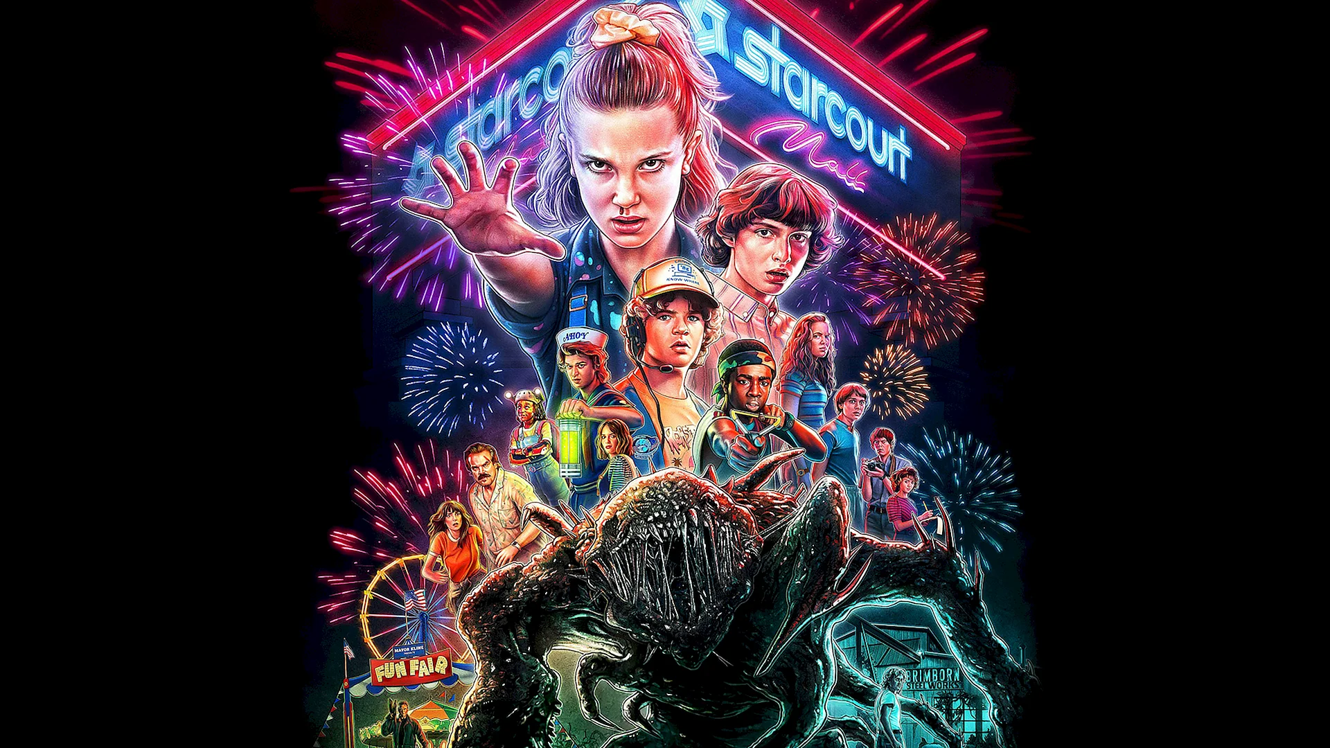 Stranger Things 4 Poster Wallpaper