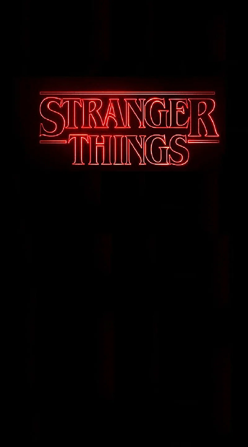 Stranger Things Logo Wallpaper For iPhone