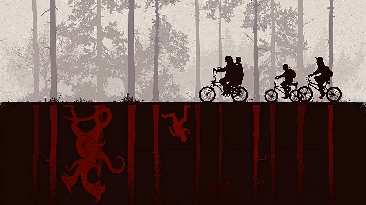 Stranger Things Upside Down Wallpaper