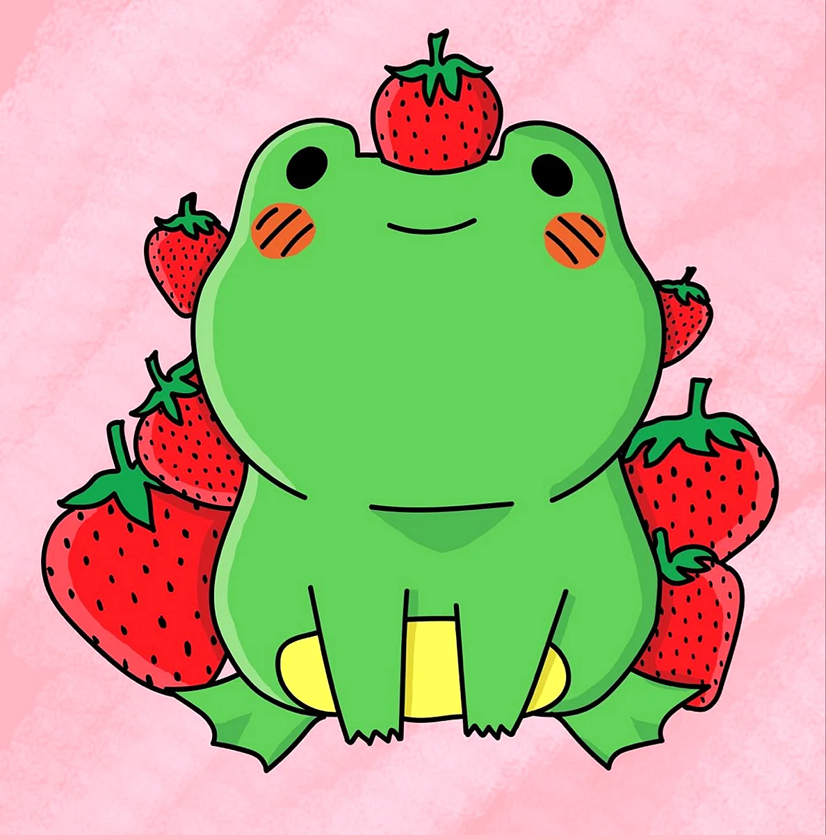 Strawberry Frog Wallpaper