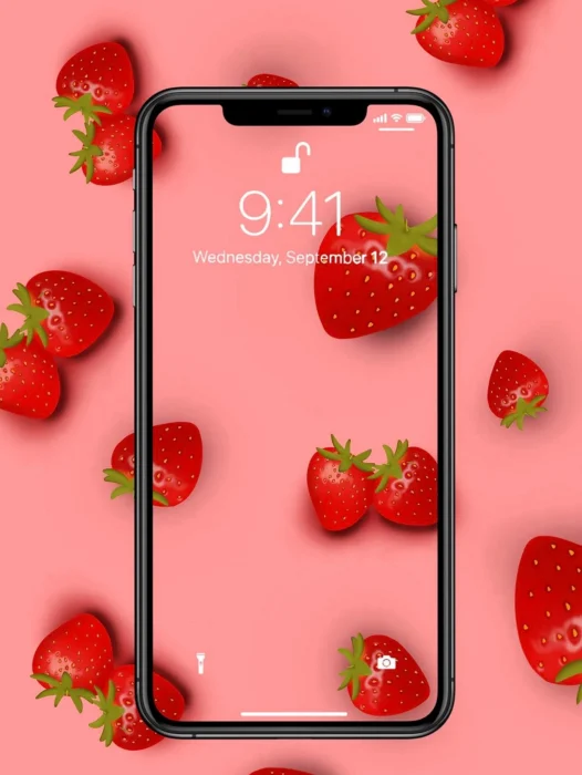 Strawberry iPhone Wallpaper For iPhone