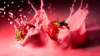 Strawberry Splash Wallpaper