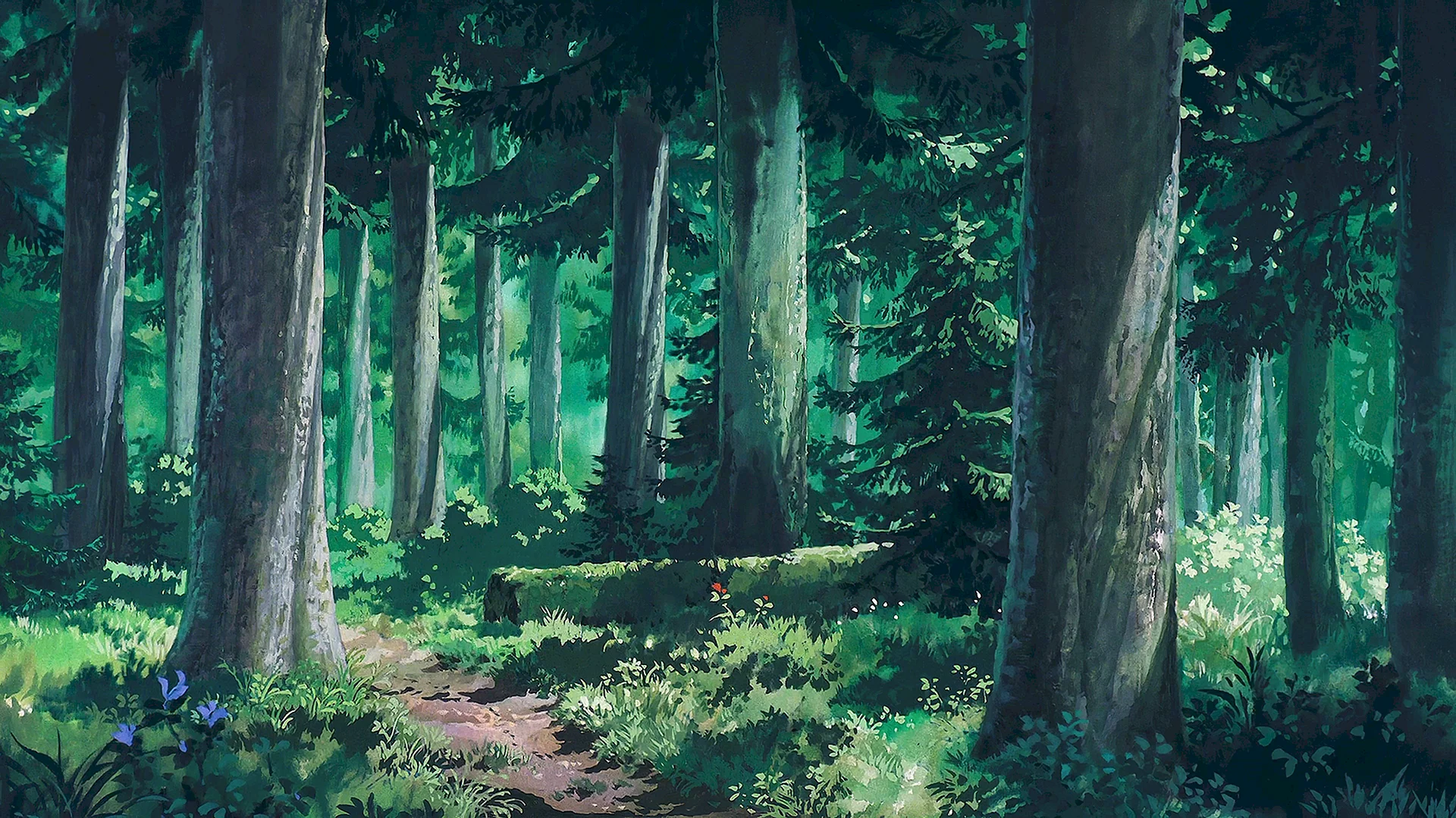 Studio Ghibli Forest Wallpaper