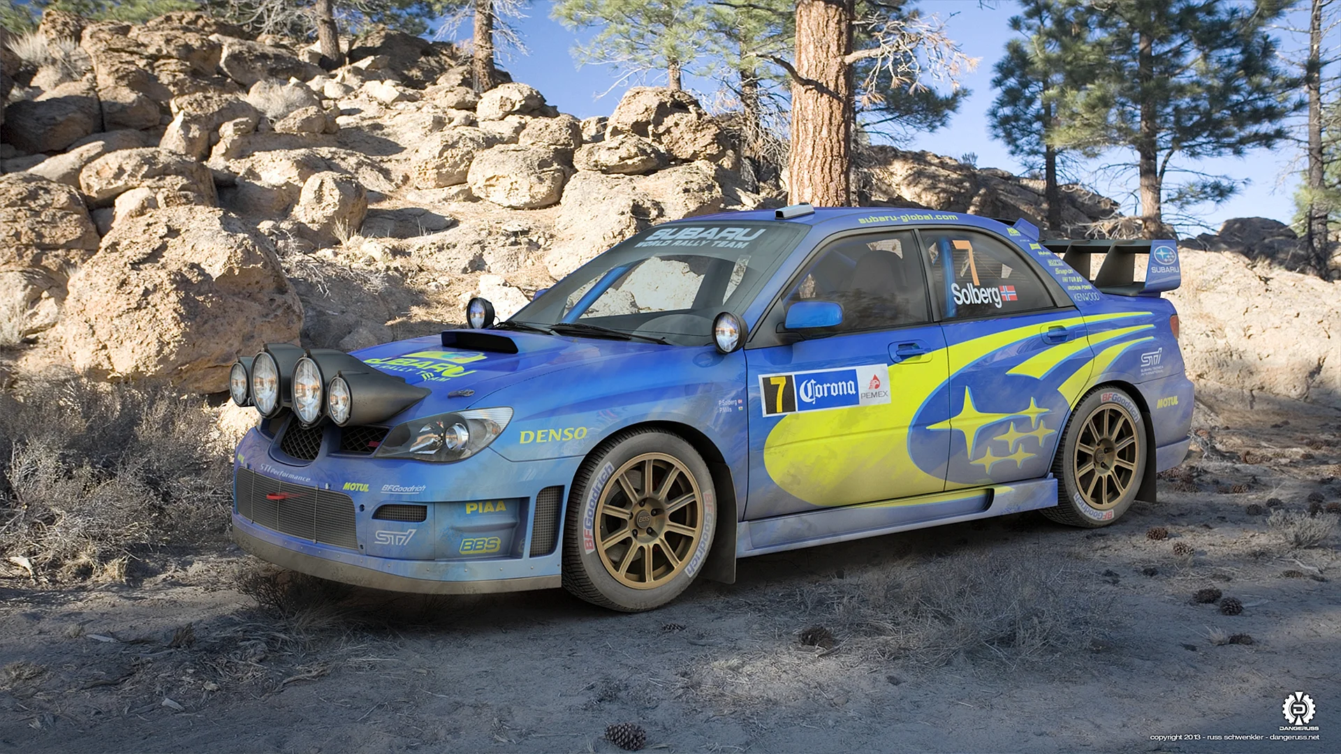 Subaru Wrx Sti Rally Wallpaper