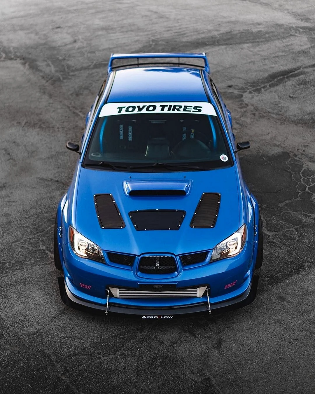 Subaru Wrx Sti [Stage 2] Wide Body Kit By Hycade Wallpaper For iPhone