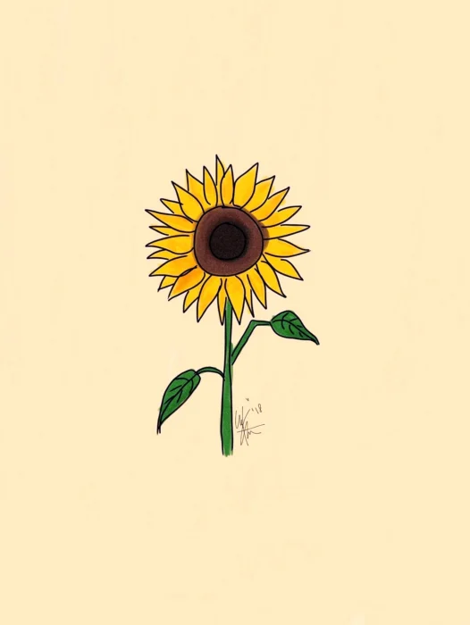 Sunflower Art Wallpaper