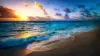 Sunset Sea Beach Wallpaper