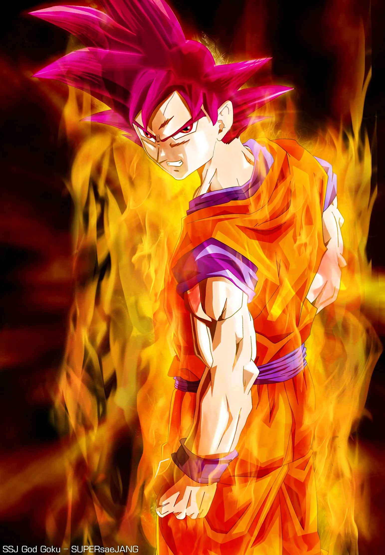 Super Saiyan God Wallpaper