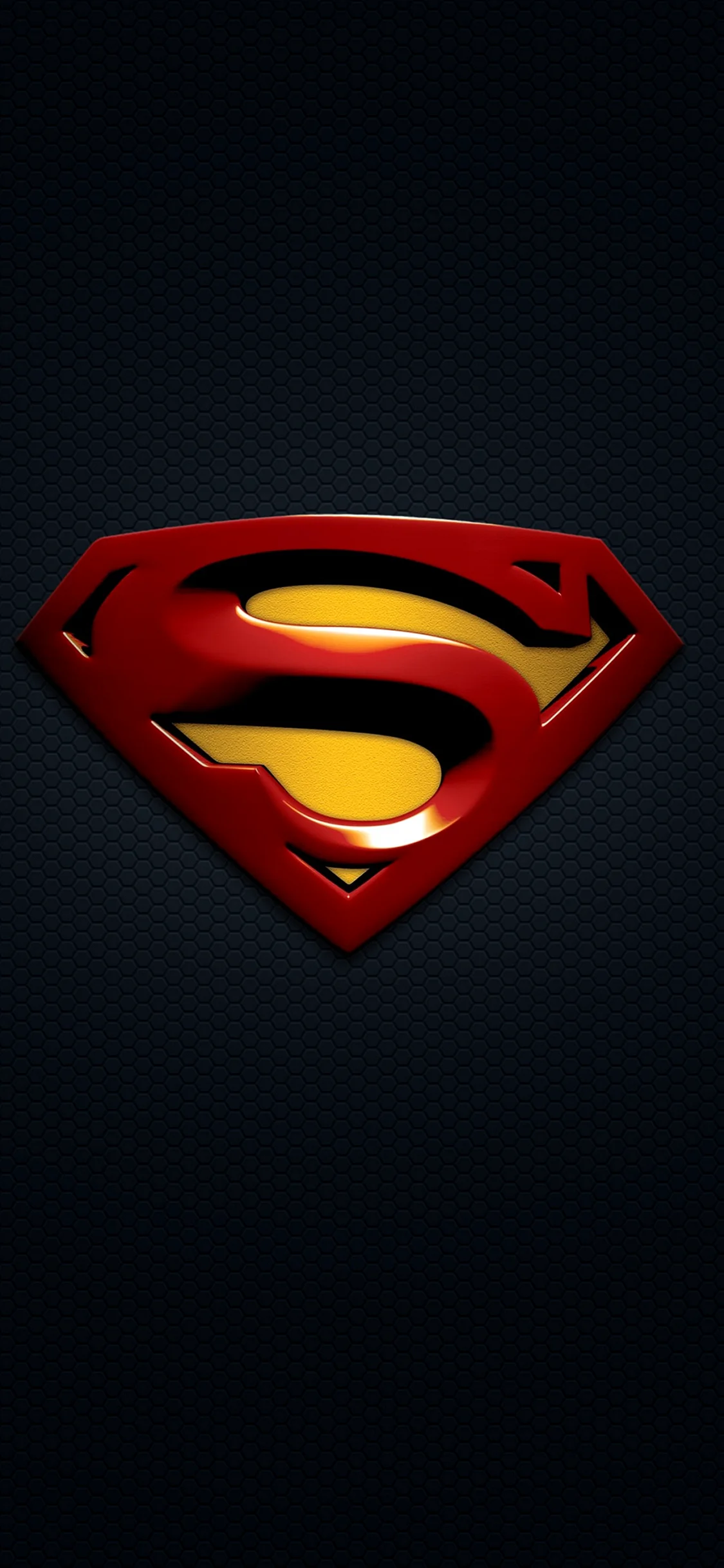 Superman Logo Wallpaper for iPhone 11 Pro