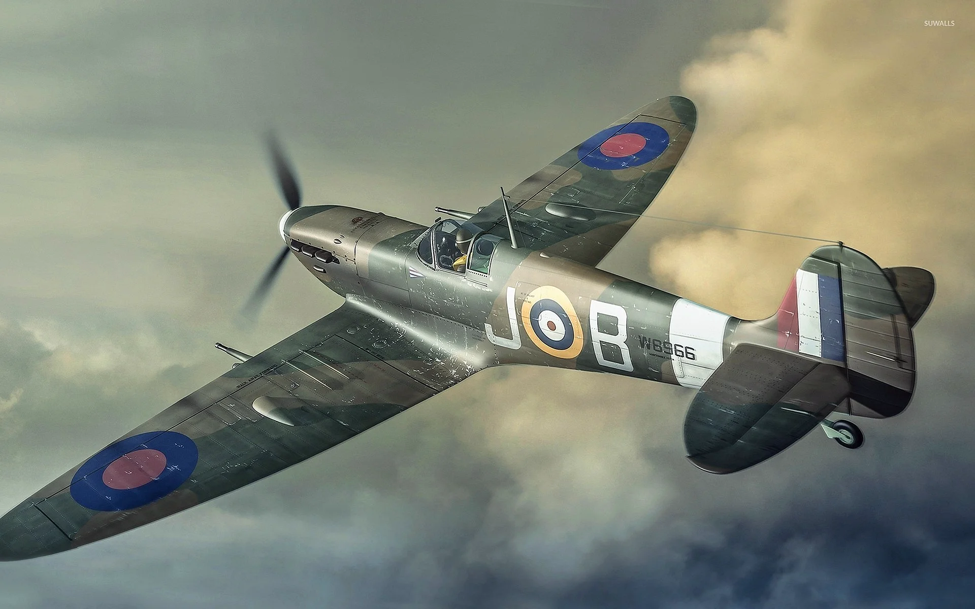 Supermarine Spitfire Artwork Wallpaper