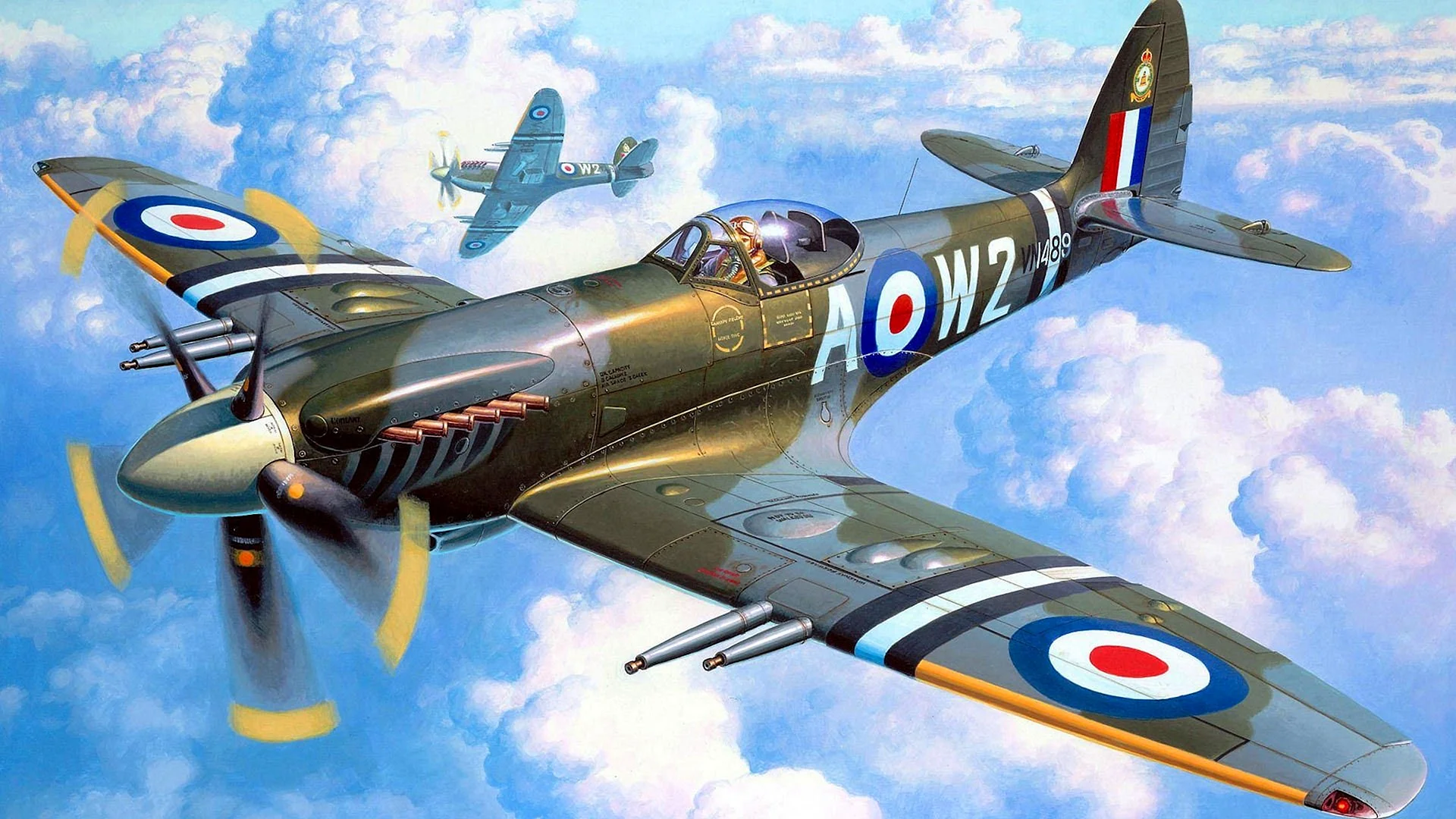 Supermarine Spitfire Mk.2224 Wallpaper
