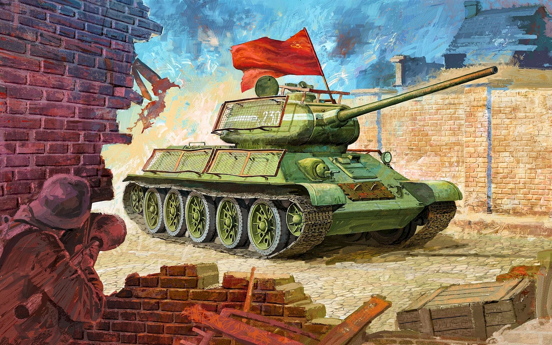 T-34 Art Wallpaper