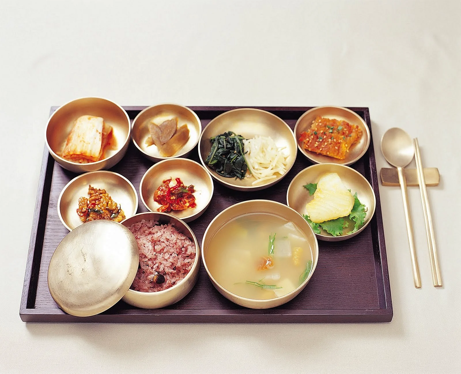 Table Korean Food Wallpaper