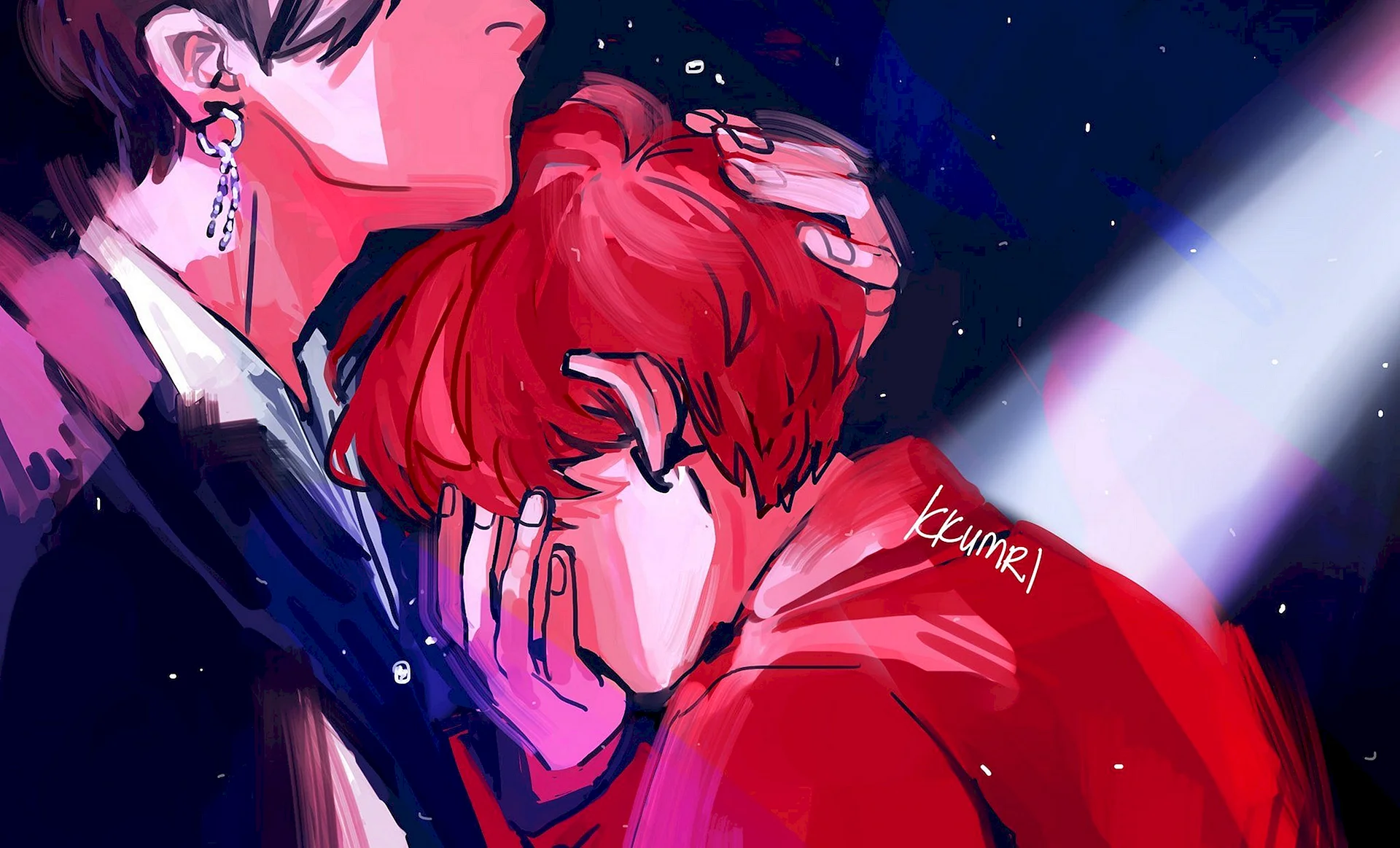 Taekook fanart Wallpaper