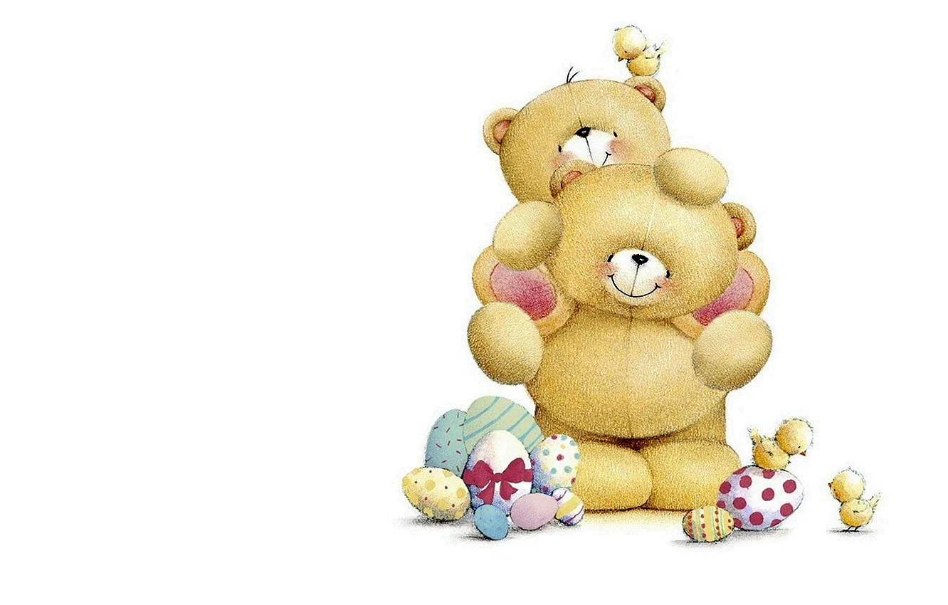 Teddy Bear Baby Wallpaper
