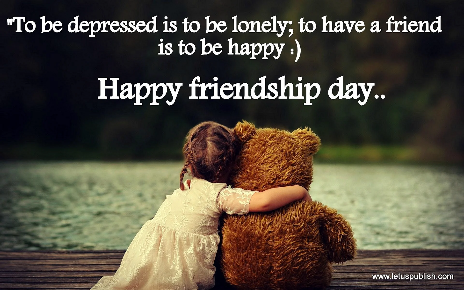 Teddy Bear Friendship Wallpaper