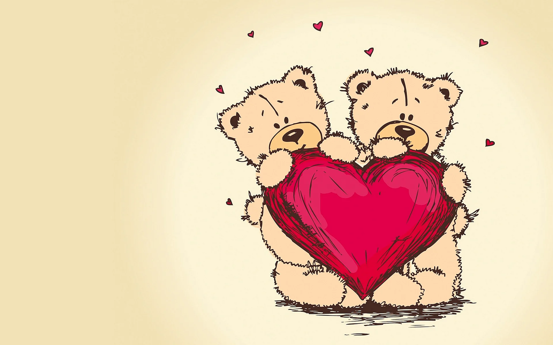 Teddy Love Wallpaper