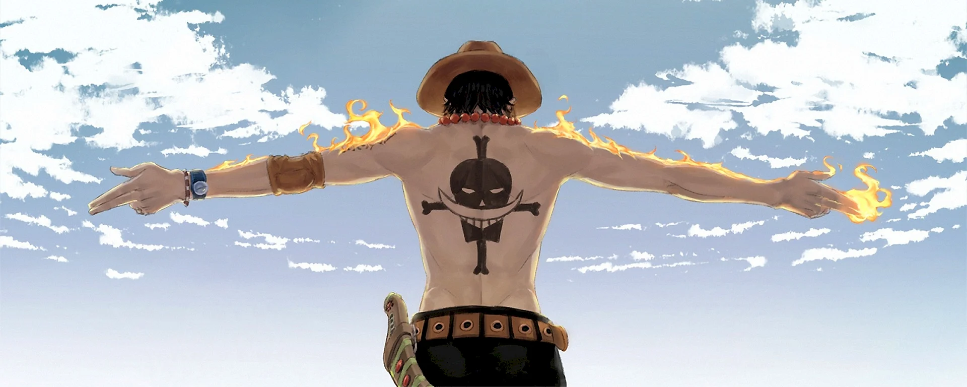 Tengkorak Portgas D. Ace One Piece Wallpaper