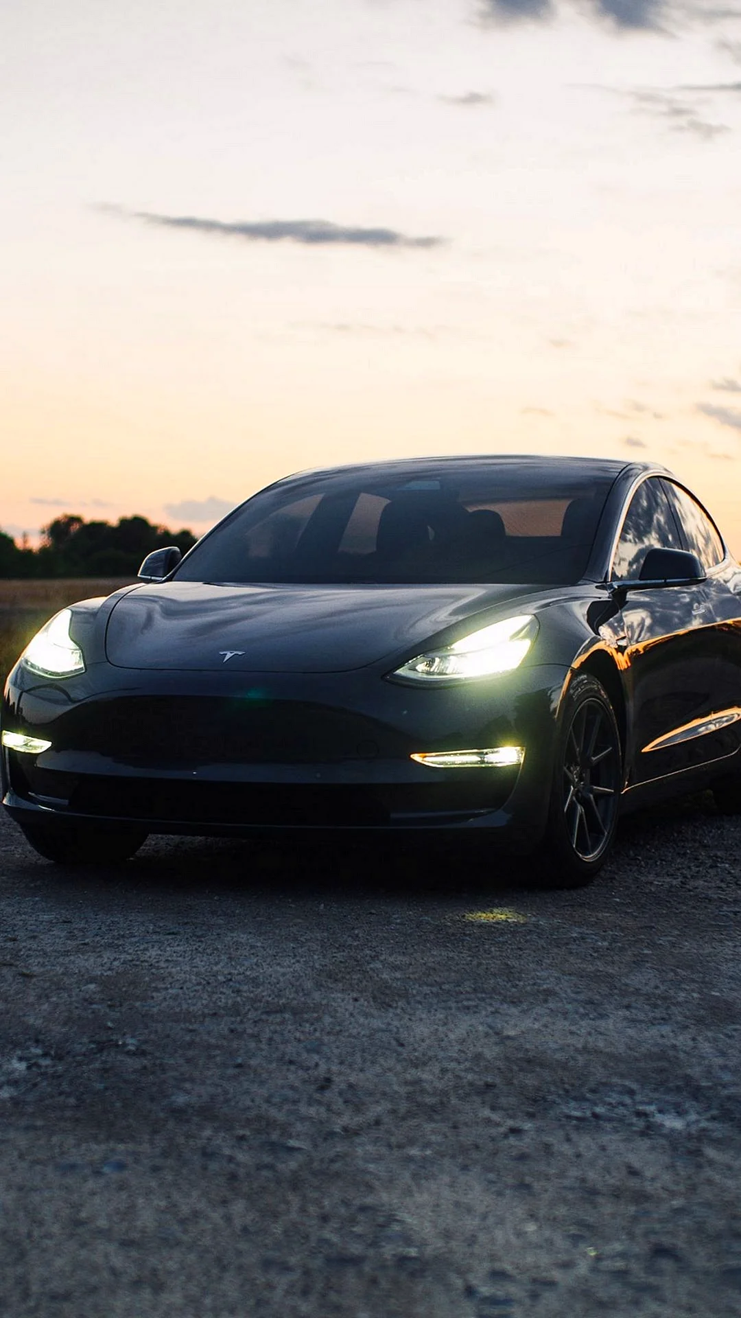 Tesla Model 3 Wallpaper For iPhone