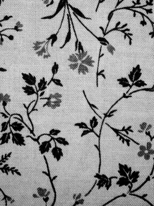 Textile pattern Black and White Wallpaper