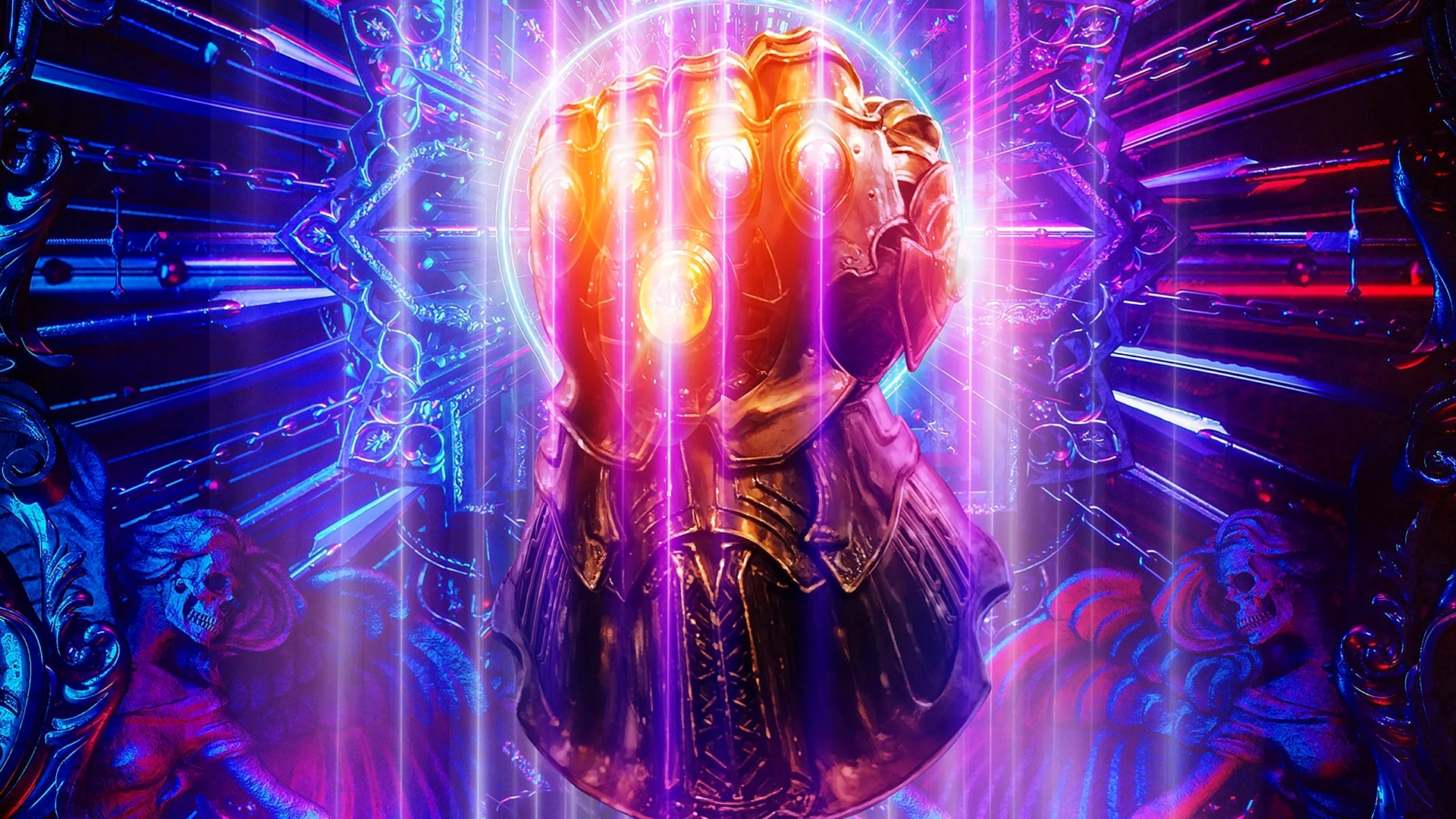 Thanos Infinity Gauntlet Wallpaper