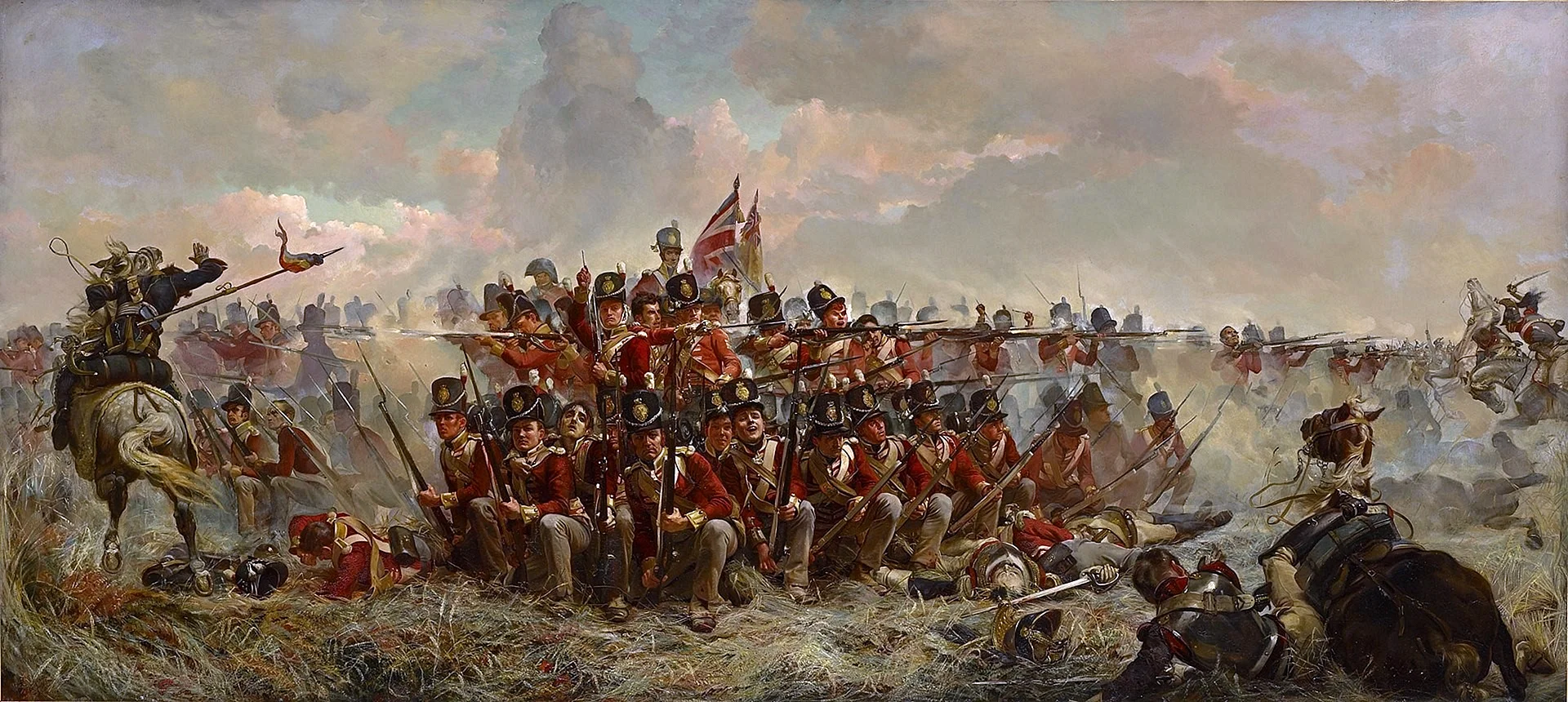The Battle Of Waterloo 1815 Wallpaper