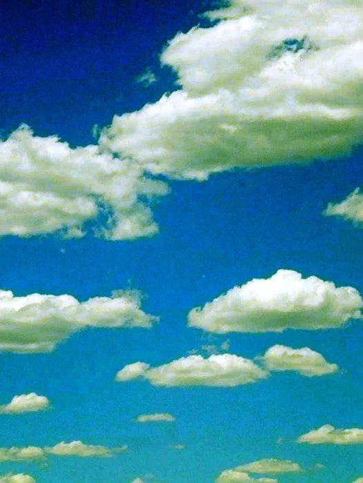 The Blue Sky And White Clouds Wallpaper
