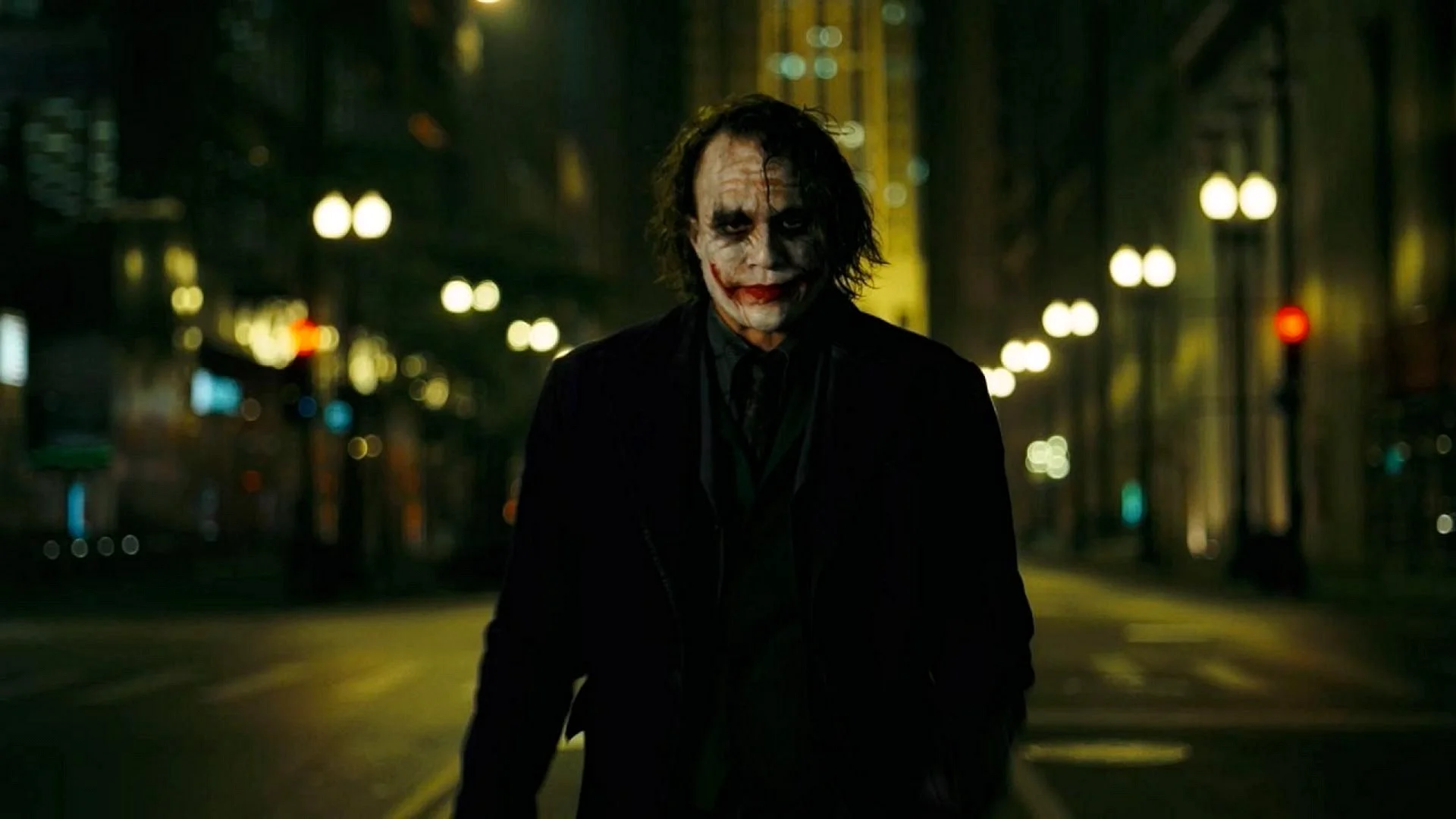The Dark Knight Heath Ledger Dark Joker Wallpaper