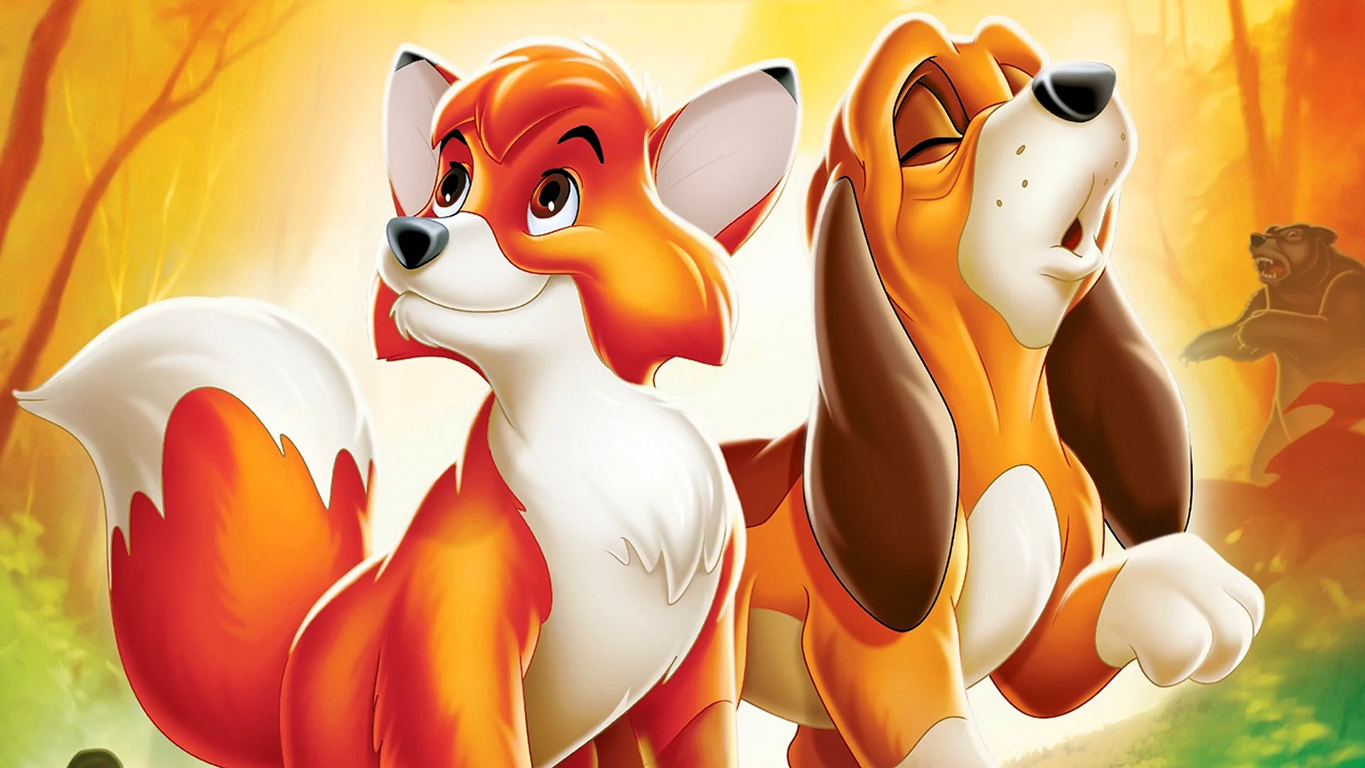 The Fox And The Hound Wallpaper