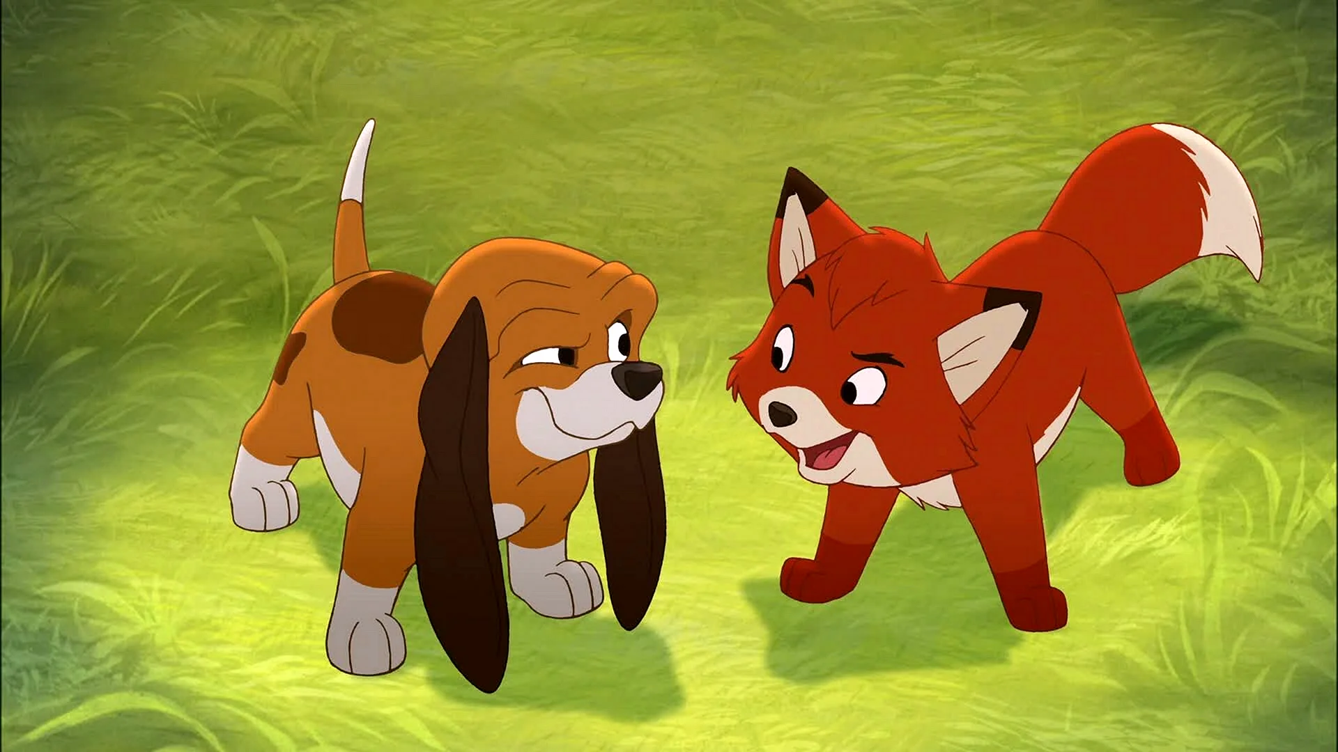 The Fox And The Hound Art Wallpaper