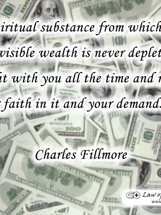 The Law Of Attraction Of Wealth Wallpaper