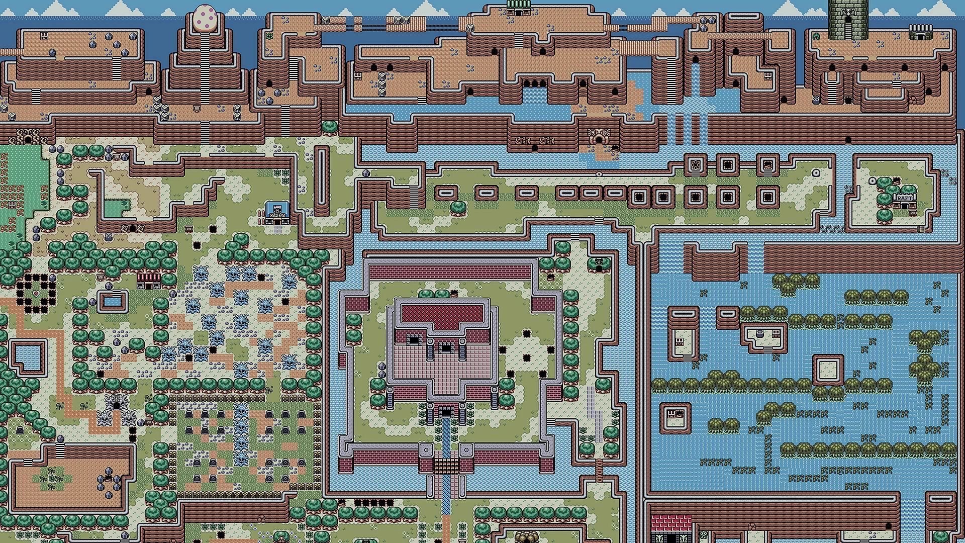The Legend Of Zelda Map Wallpaper
