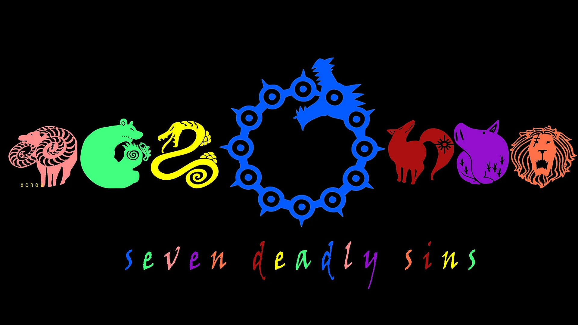 The Seven Deadly Sins Logo Wallpaper