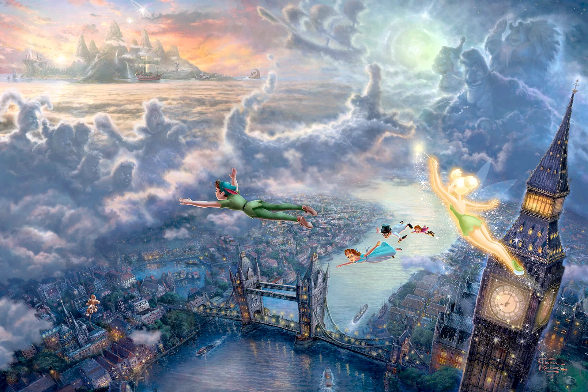 Thomas Kinkade Disney Wallpaper