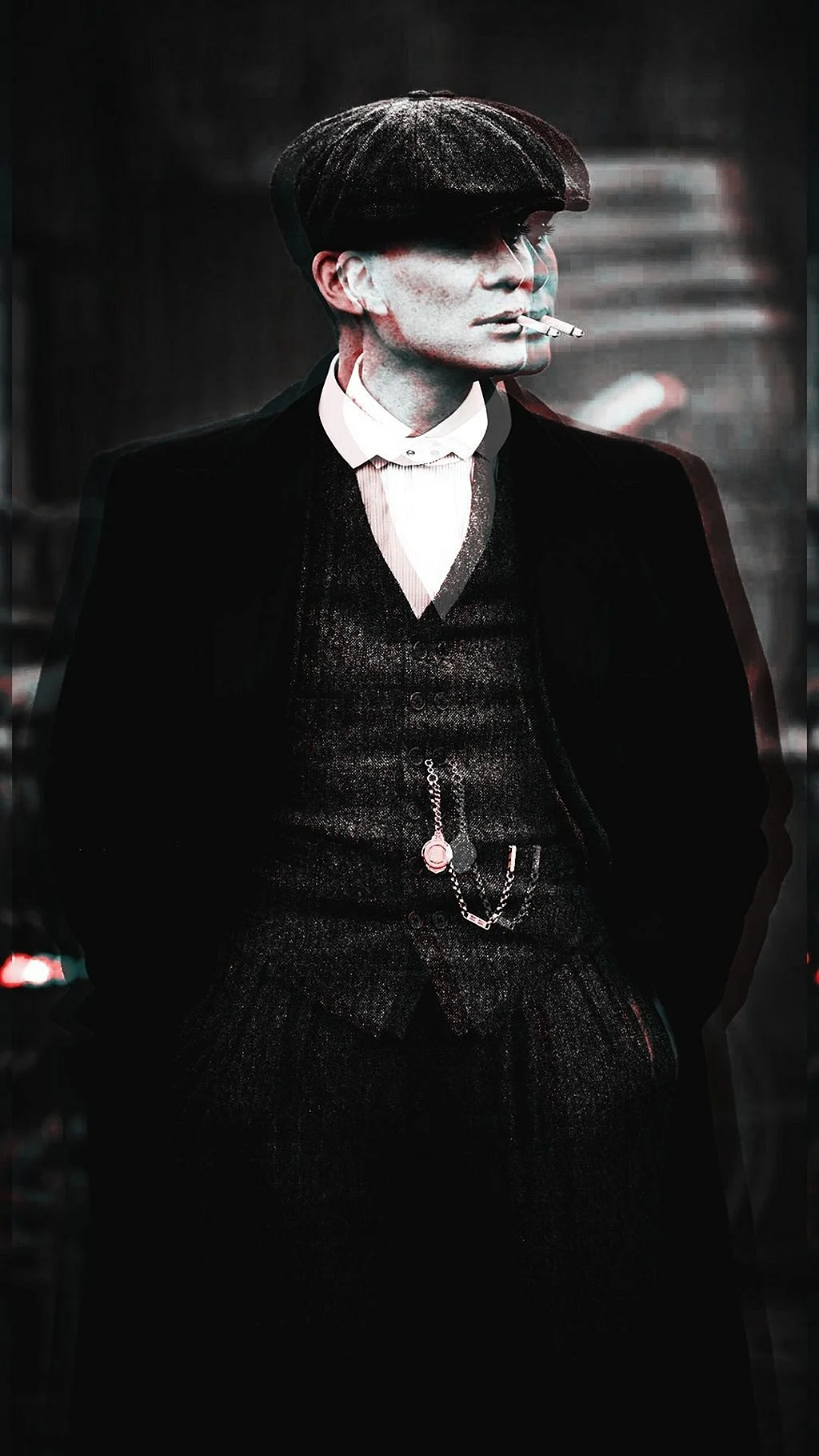 Thomas Shelby Smoking Wallpaper For iPhone